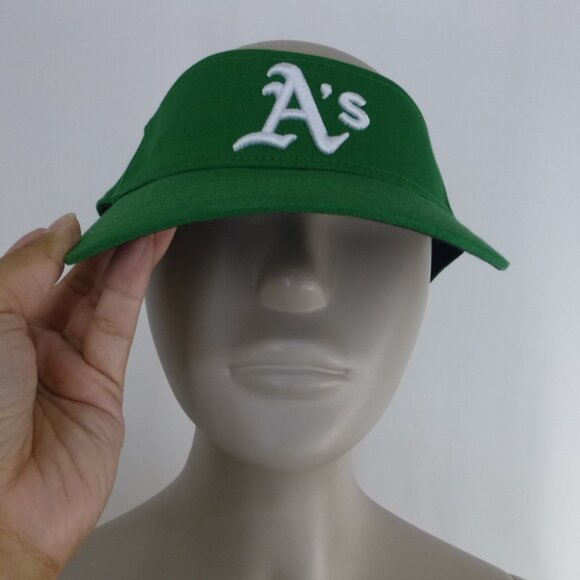 NWOT Oakland A's Viser (White Logo) - Picture 7 of 7